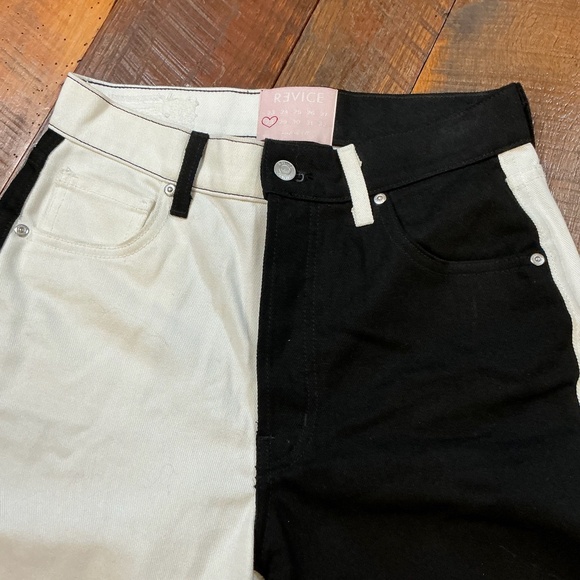 Revice DREAM FIT Denim Yin Yang Two-Tone Jeans Women’s Size 28 | Made in USA - Picture 4 of 9